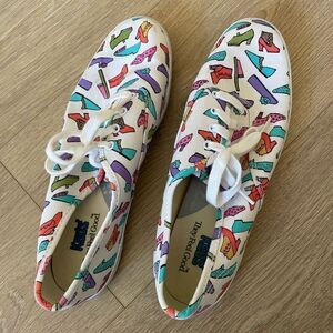 Keds Low Top Sneakers retro vintage shoe print